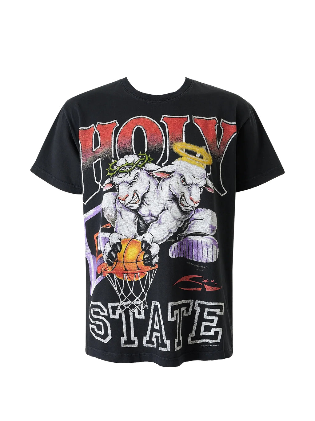 HELLSTAR 2 Lambs Holy State graphic-print T-shirt.