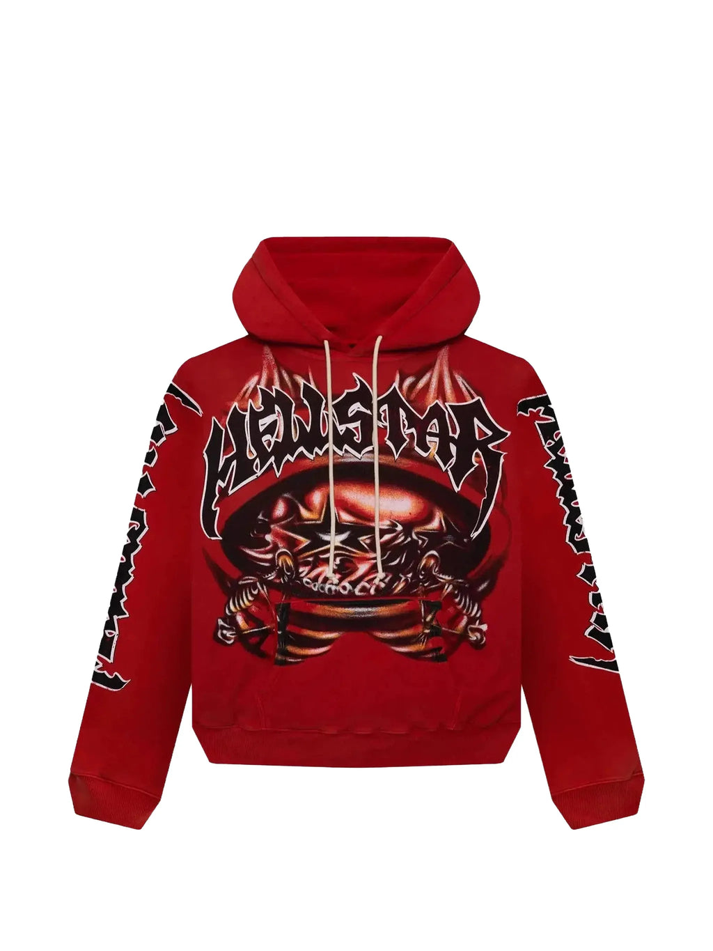HELLSTAR graphic hooded T-shirt