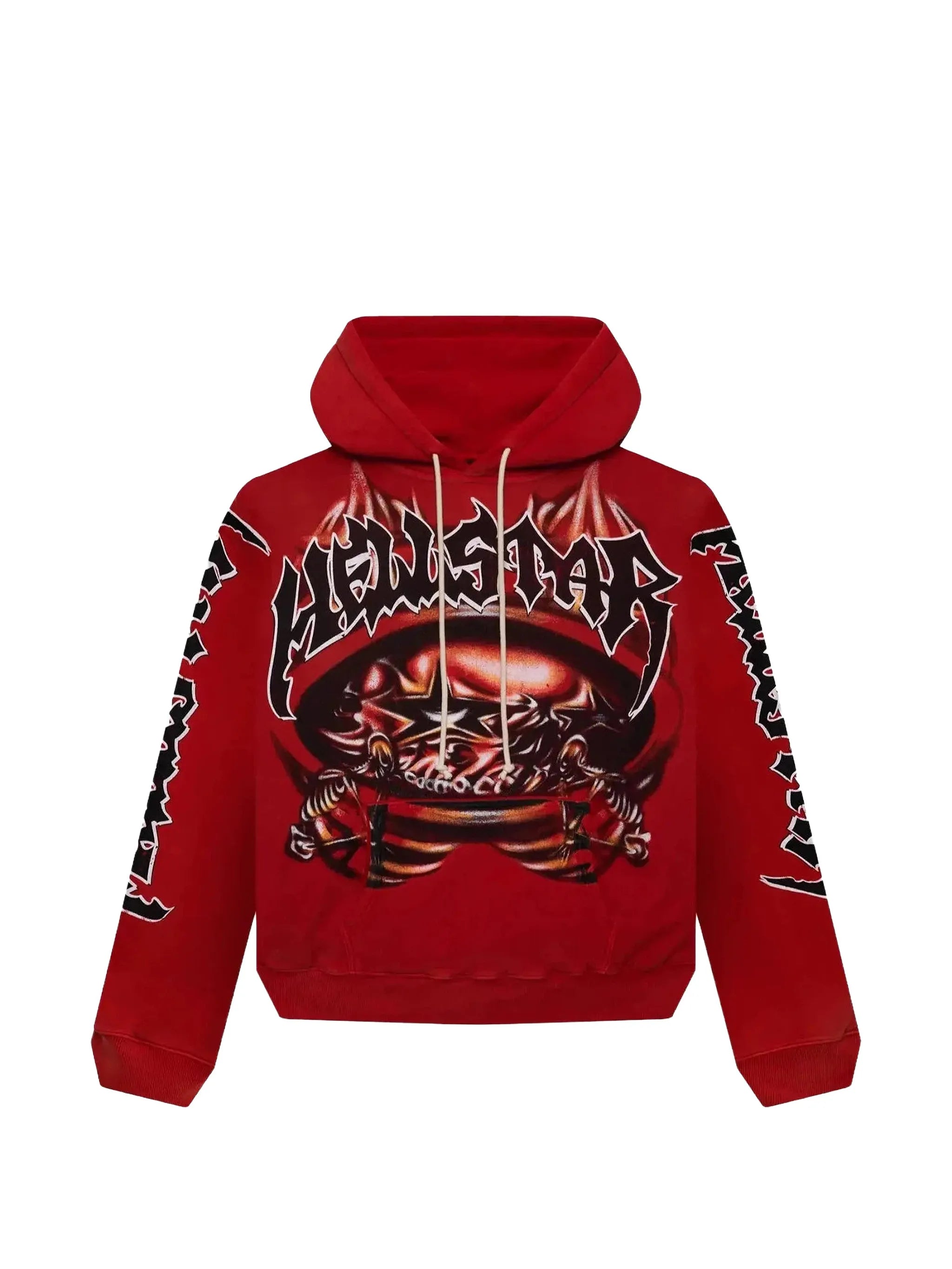 HELLSTAR graphic hooded T-shirt