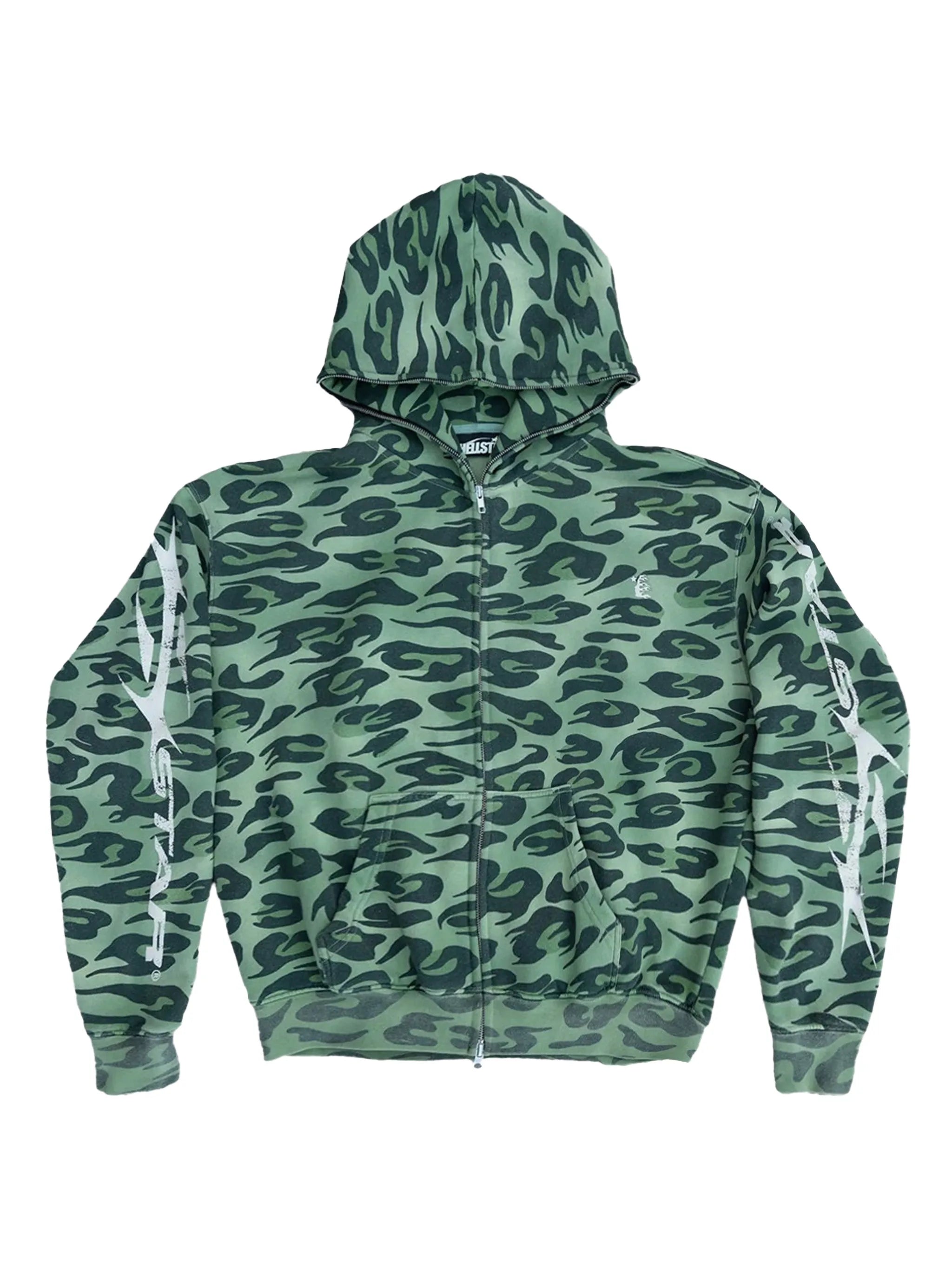HELLSTAR zip-up hoodie