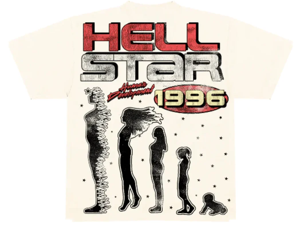 Hellstar 'Cranium' Cream Tee